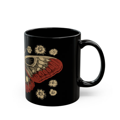 11oz Dandelion Moth Coffee Mug - Glow Bat