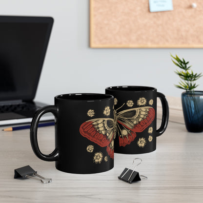 11oz Dandelion Moth Coffee Mug - Glow Bat