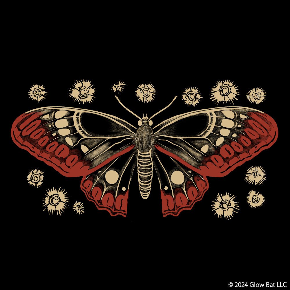 Dandelion Moth T-Shirt - Glow Bat