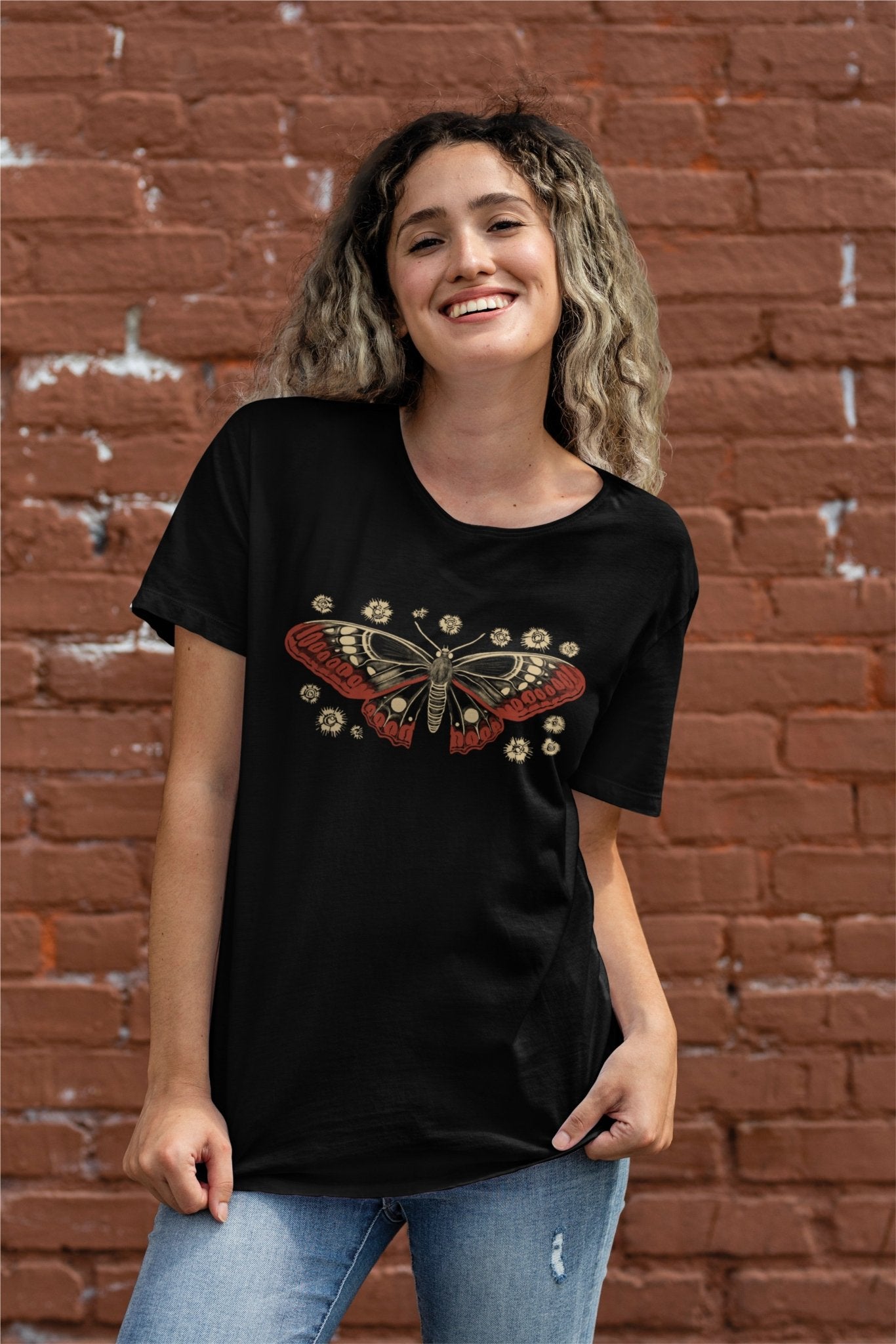 Dandelion Moth T-Shirt - Glow Bat