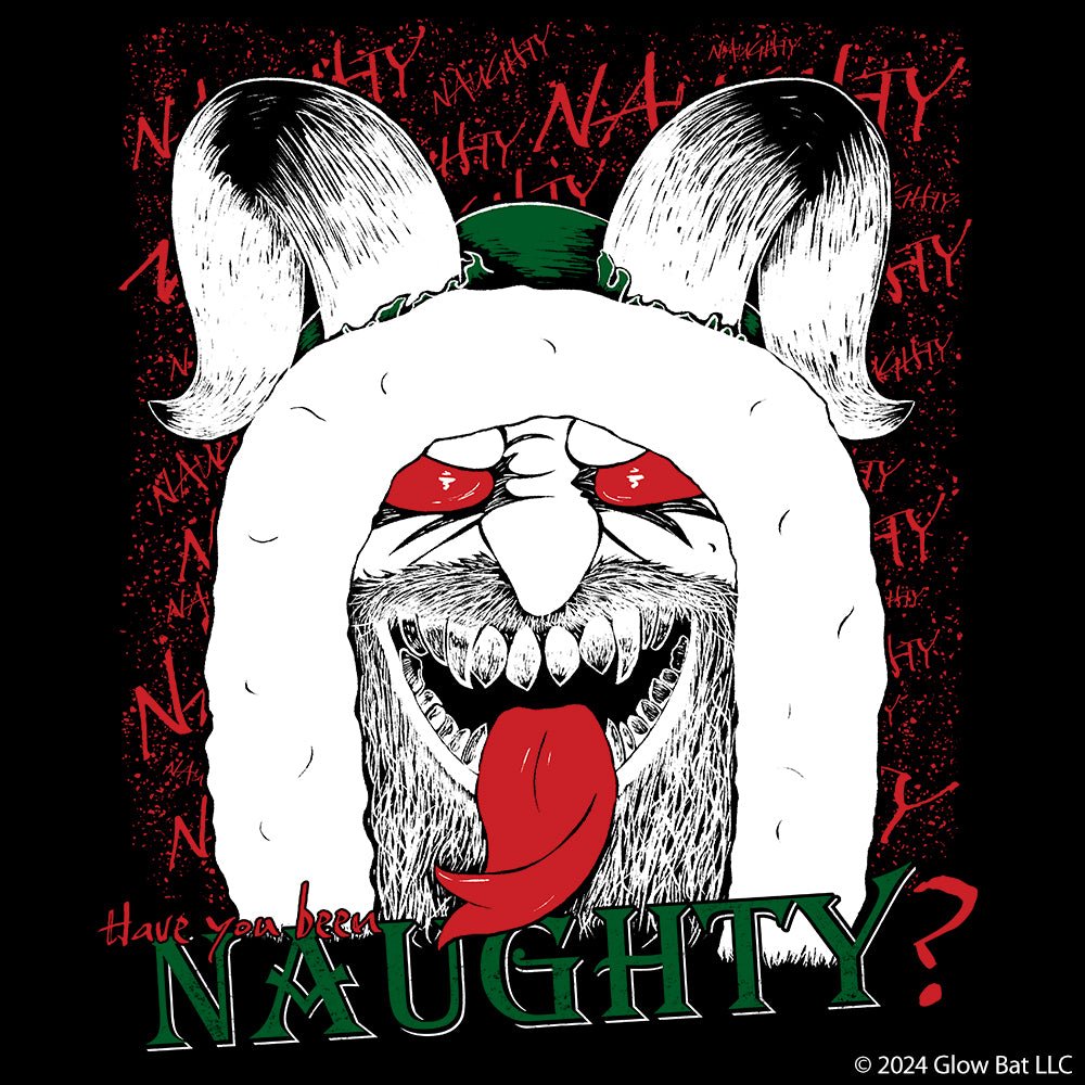 Krampus "Have You Been Naughty?" Unisex T-Shirt - Glow Bat