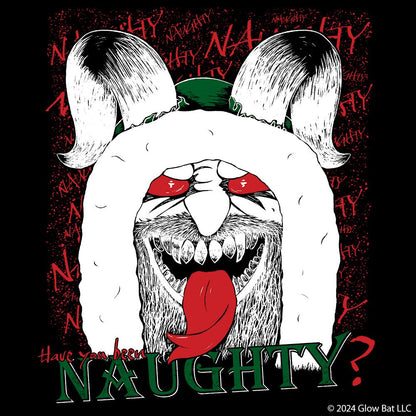 Krampus "Have You Been Naughty?" Unisex T-Shirt - Glow Bat