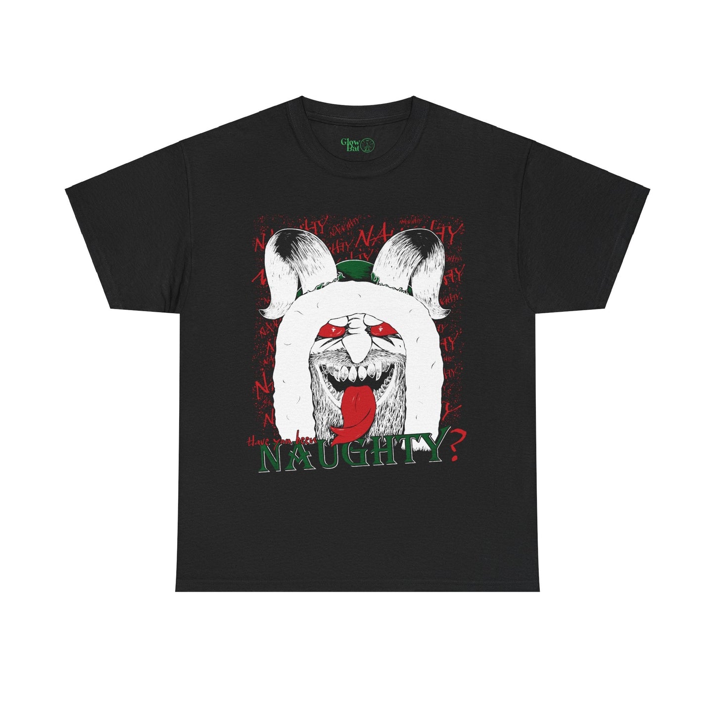 Krampus "Have You Been Naughty?" Unisex T-Shirt - Glow Bat