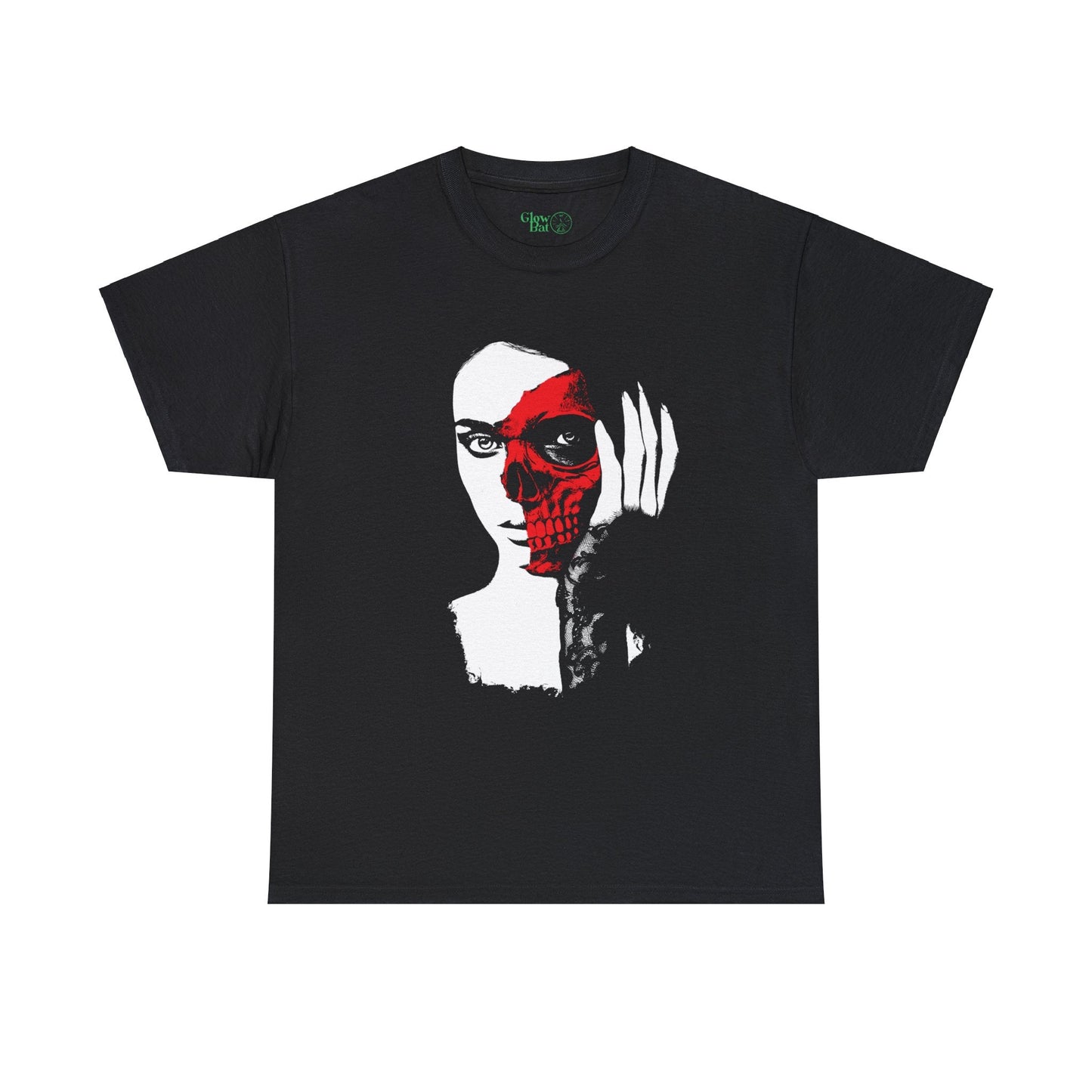 Lady in the Red Mask T-Shirt - Glow Bat