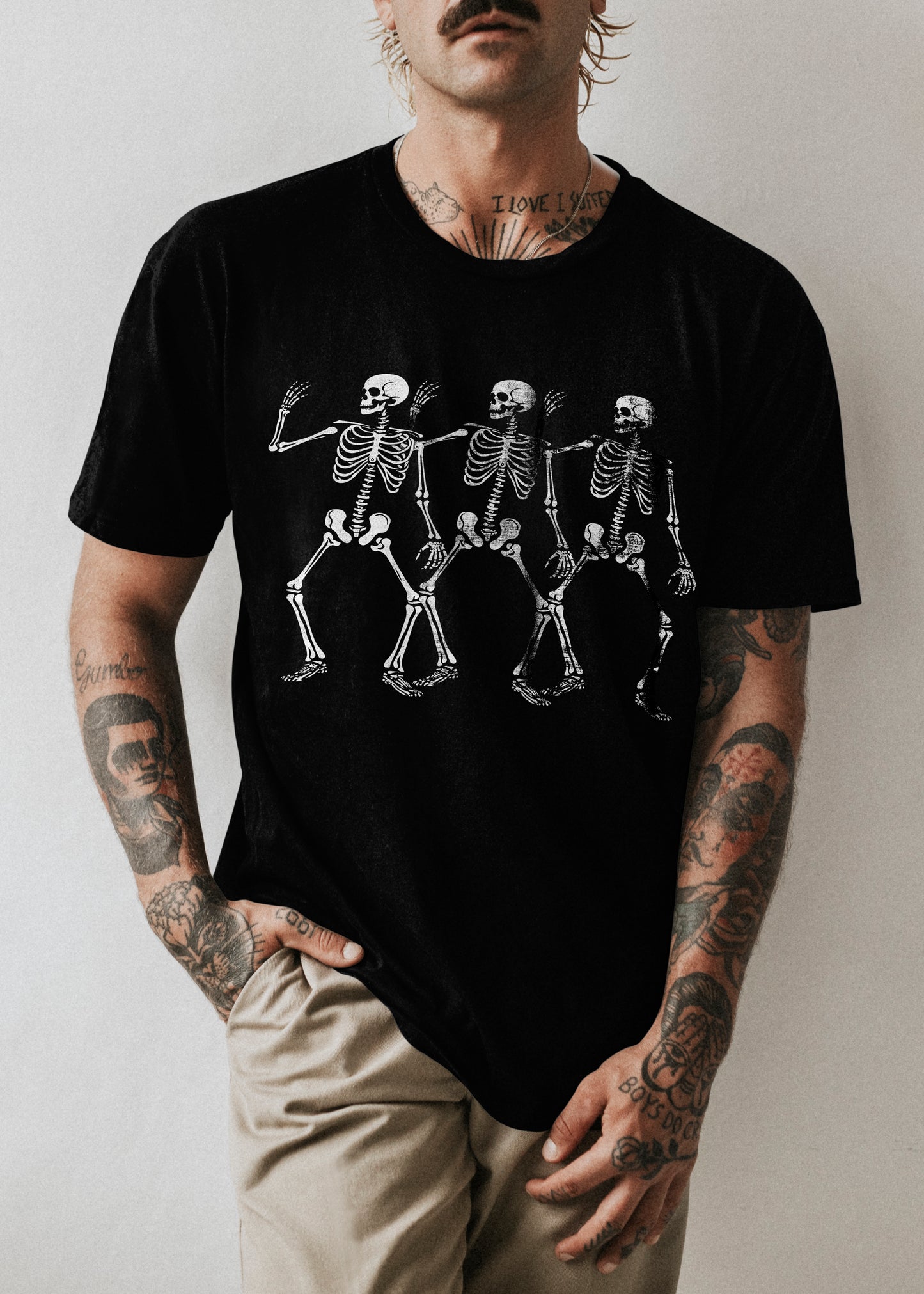 Retro Fading Skeleton T-Shirt