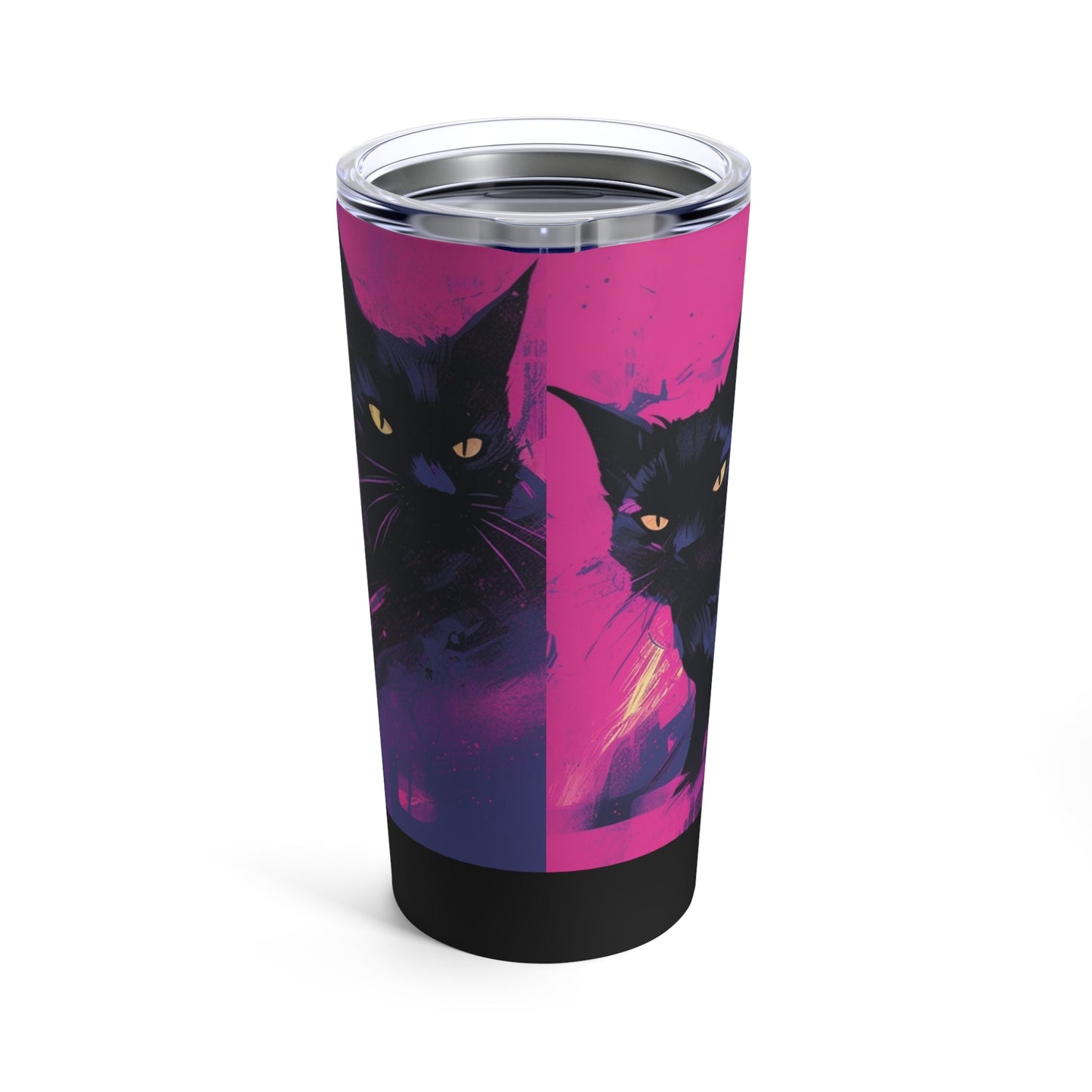 20oz Three Black Cats Stainless Steel Tumbler