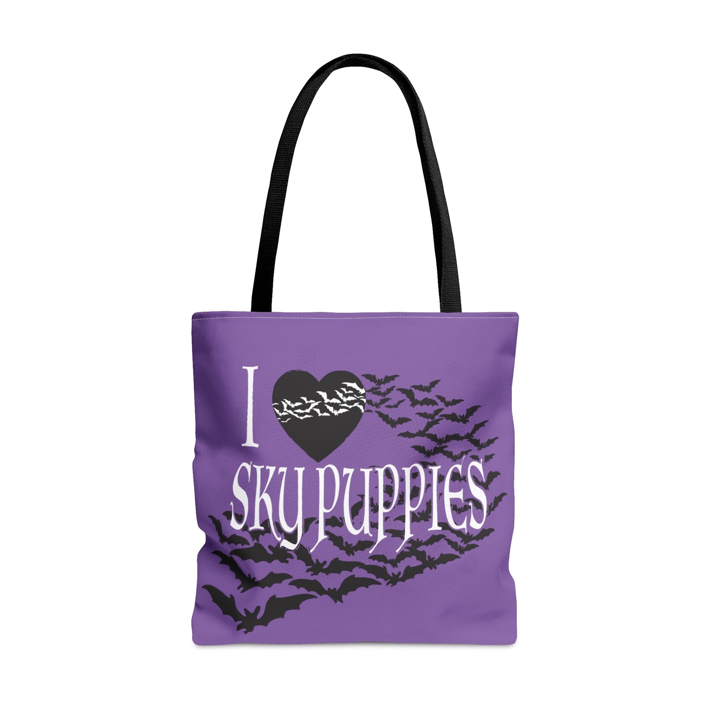 I Heart Sky Puppies Tote Bag - Glow Bat