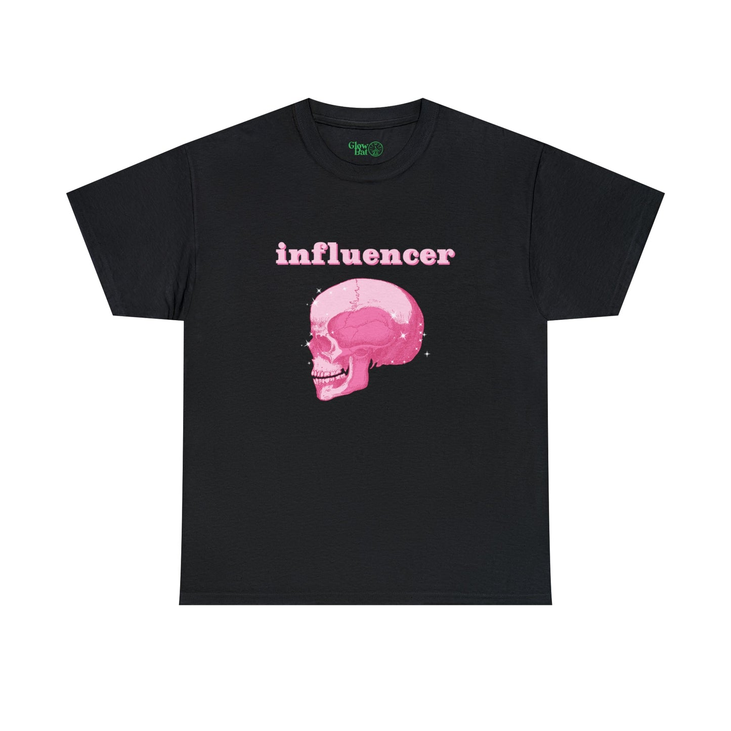 Influencer Skull Shirt - Glow Bat