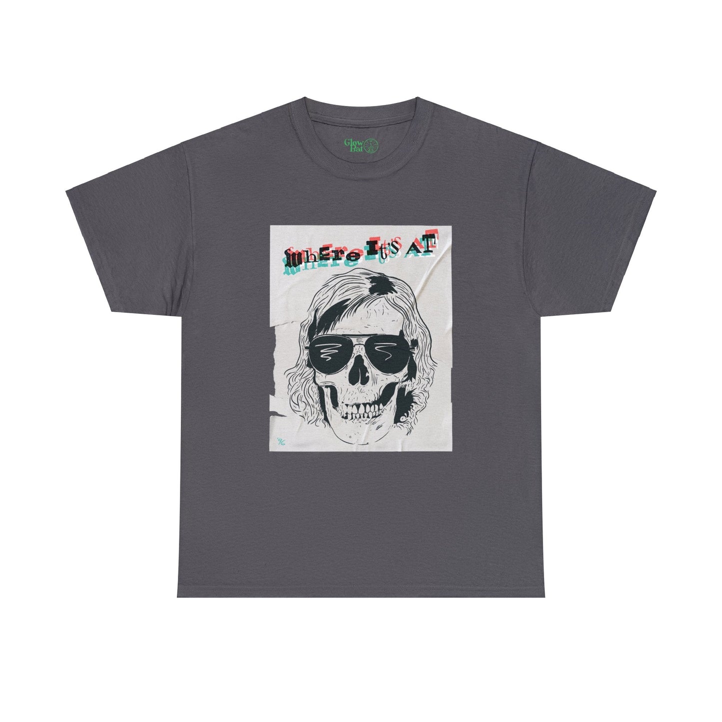 Odelay Skeleton "Where It's At" T-Shirt - Glow Bat