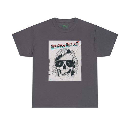 Odelay Skeleton "Where It's At" T-Shirt - Glow Bat